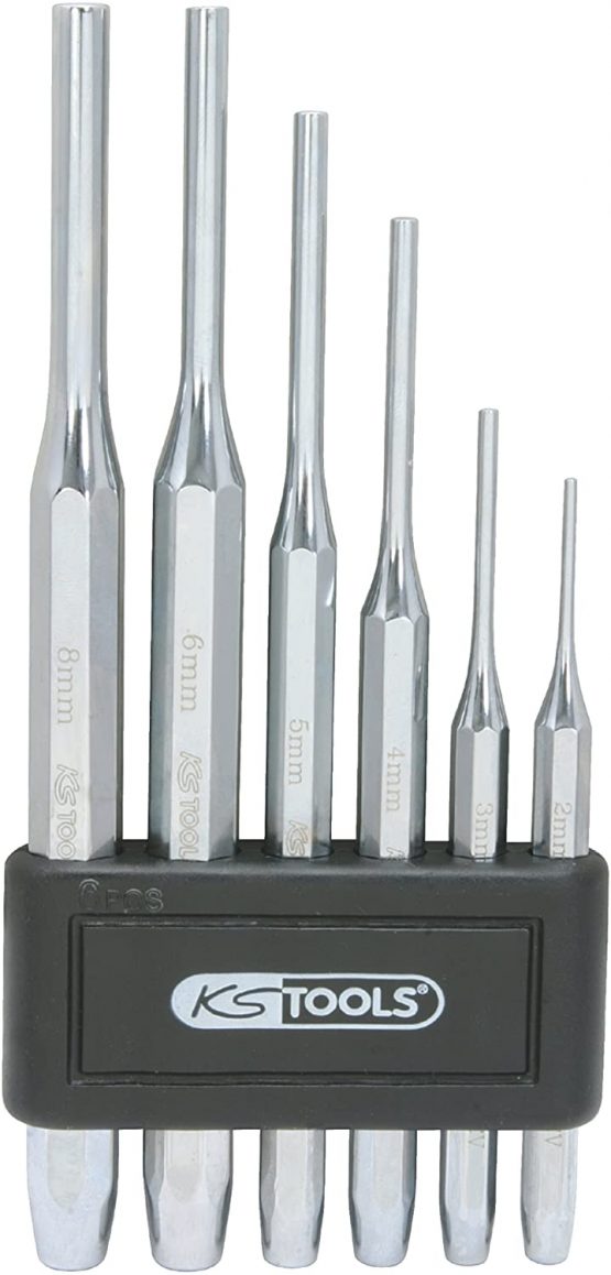 KS Tools 156.0150 Punch set, mirror polished, 6 pcs