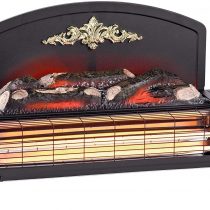 Dimplex YEO20 Yeominster Electric Fire Heater, 1200 W, 10 V, Black