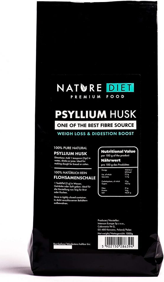 Nature Diet - Psyllium Husk 1000 g | Source of Fibre | Digestion | Detox - Image 2