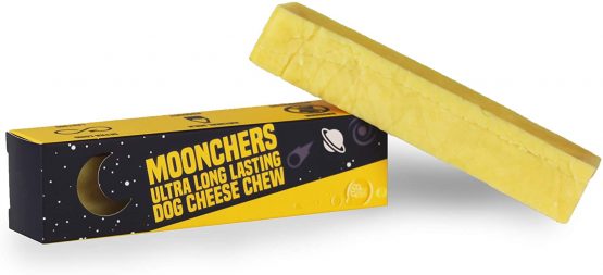 Moonchers Dog Chews Long Lasting Natural | 100% Natural Yak Chews for Dogs | High Calcium Dental Sticks Dogs | 4+ Month Natural Puppy Chews | Cheese Dog Chew Bones (160g x1)