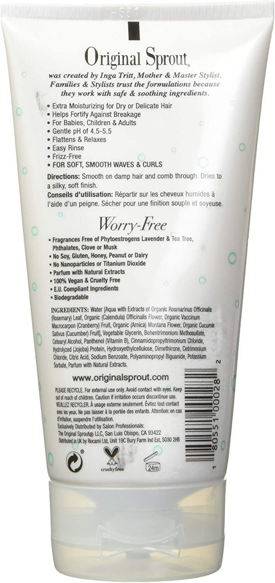 Original Sprout Natural Curl Calmer for Tight and Medium Frizzy Curls and Waves 118 ml - Image 2