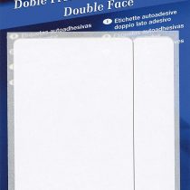 APLI 2562 White Double Front Labels 8 x 12 mm