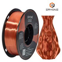 ERYONE Ultra Silk PLA Filament for 3D Printer, 1.75mm, Tolerance: ±0.03mm, 1kg (2.2LBS)/Spool, Copper