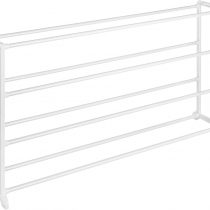Whitmor Resin Shoe Rack, 20 Pair, White