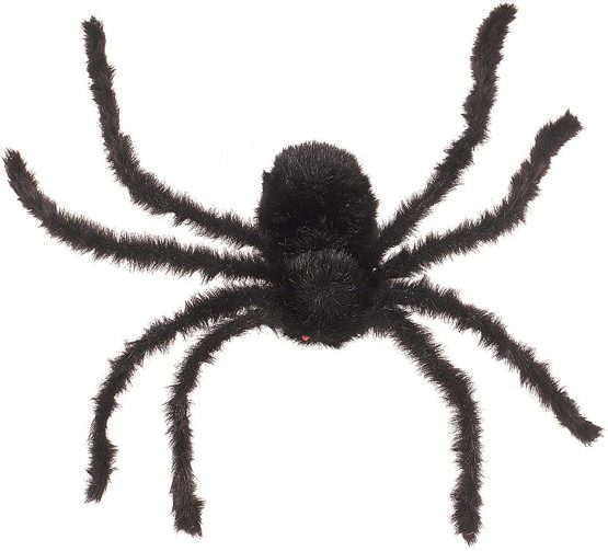 Giant Bendable Hairy Spider 75cm Accessory for Halloween Fancy Dress