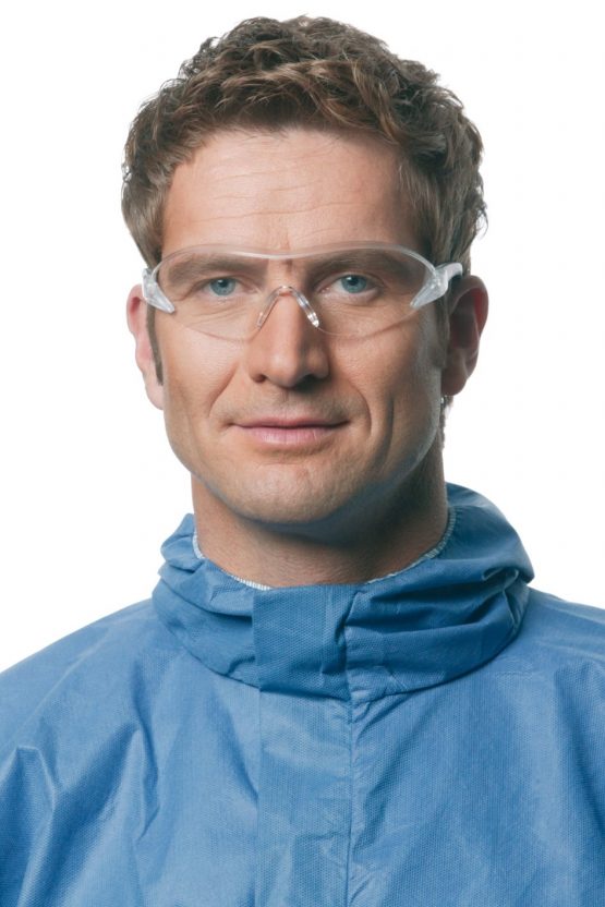 3M Safety Glasses, Anti-Scratch / Anti-Fog, Clear Lens, 2840 - Image 2