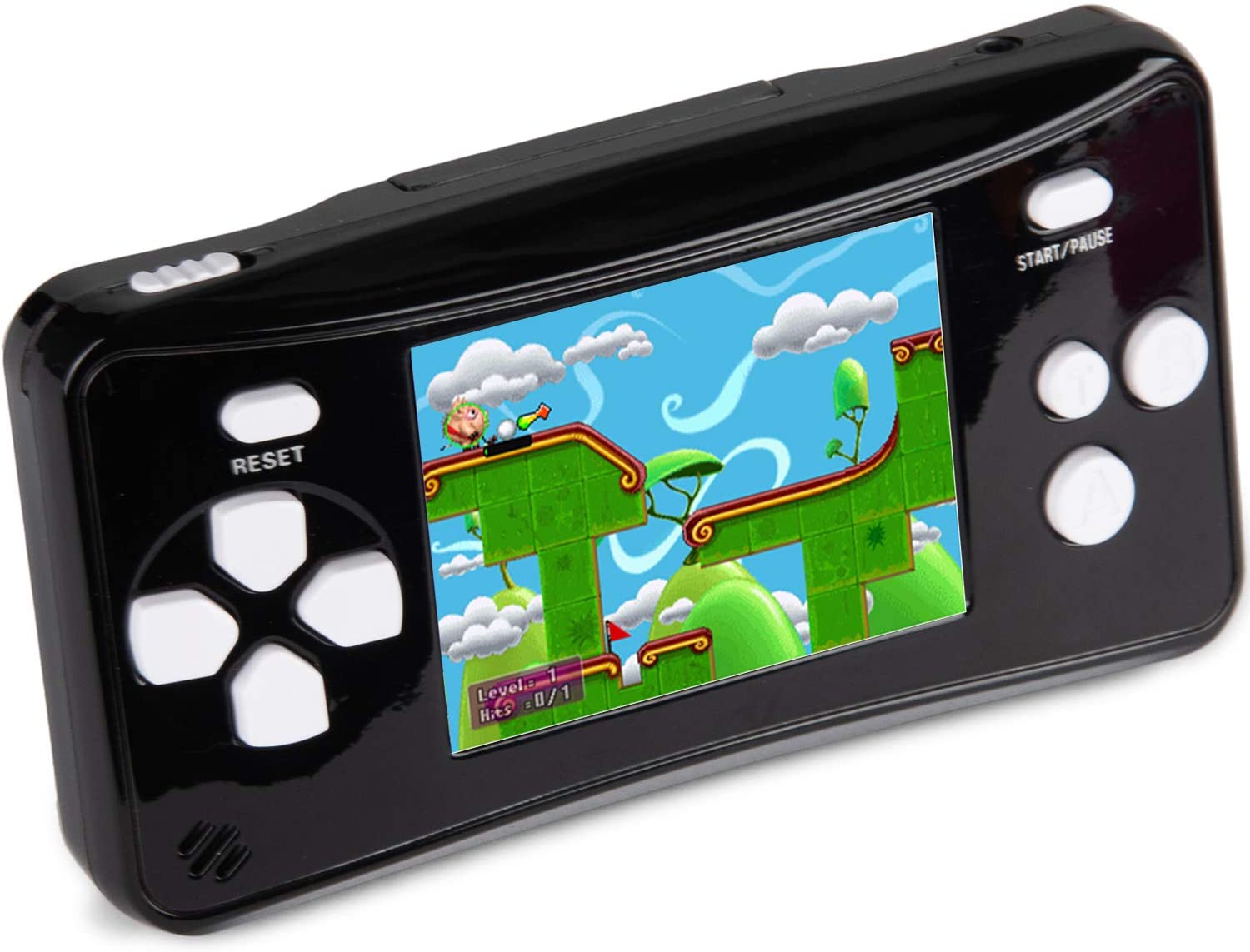 QINGSHE QS4 Handheld Game Console for Kids,182 Classic Games Built in 2