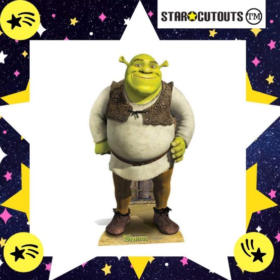 STAR CUTOUTS SC917 Shrek Mini Cardboard Cutout for Fans, Parties and Collectors Height 94cm, Multicolour - Image 3