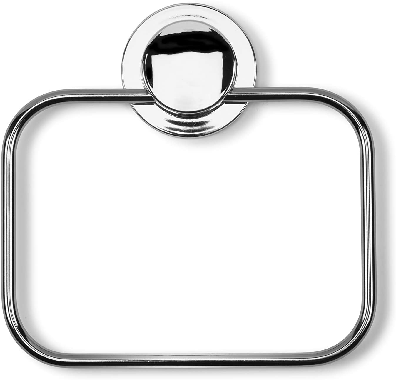 Croydex Stick 'n' Lock Self Adhesive Bathroom Towel Rail, Hand Towel Holder for Bathroom or Kitchen Rust-Free Mild Steel