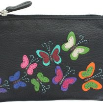 Mala Leather Harper Collection Leather Coin Purse - RFID Protection 4170_9 Black