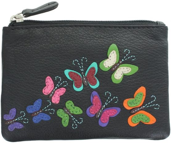 Mala Leather Harper Collection Leather Coin Purse - RFID Protection 4170_9 Black