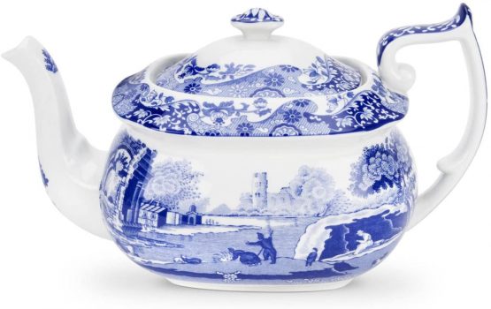 Spode Blue Italian Seconds Teapot 1.1 Litres
