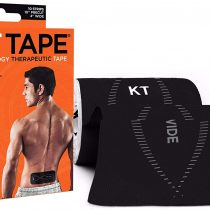 KT Tape Unisex's Pro Wide Tape, Black, 10 Inch (Pack of 10)