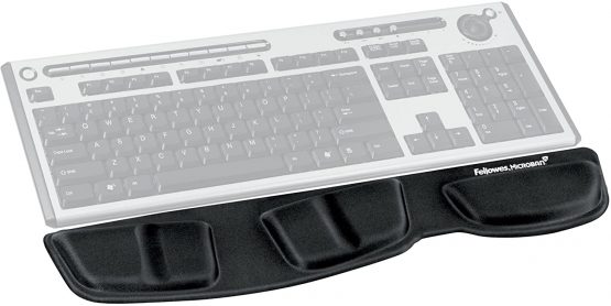 Fellowes Fabrik Keyboard Palm Support Black - Image 2
