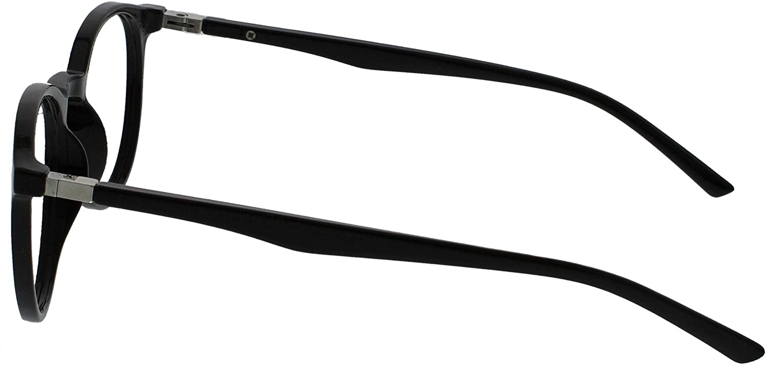 OPULIZE MET Blue Light Blocking Reading Glasses for Women Men Slim Round Frame with Scratch Resistant and Spring Hinges - Image 3