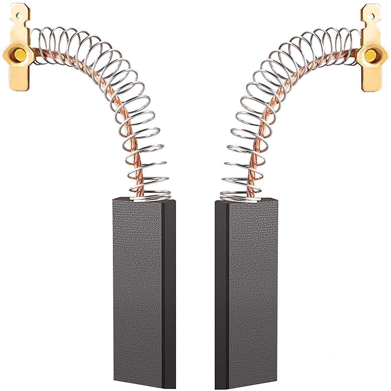 4 Pcs Washing Machine Carbon Brushes, 12,5 x 5 x 39mm Motor carbon