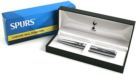 Tottenham Chrome Ball Point Pen - Multi-Colour
