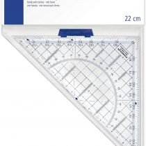 Staedtler 568 35 22cm Mars Geometry Set Square with Grip
