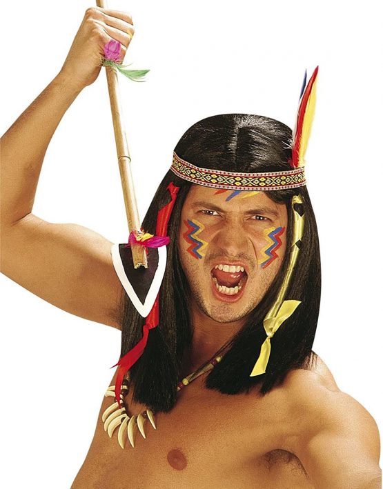 Comanche Indian Wig for Fancy Dress Costumes & Outfits Accessory