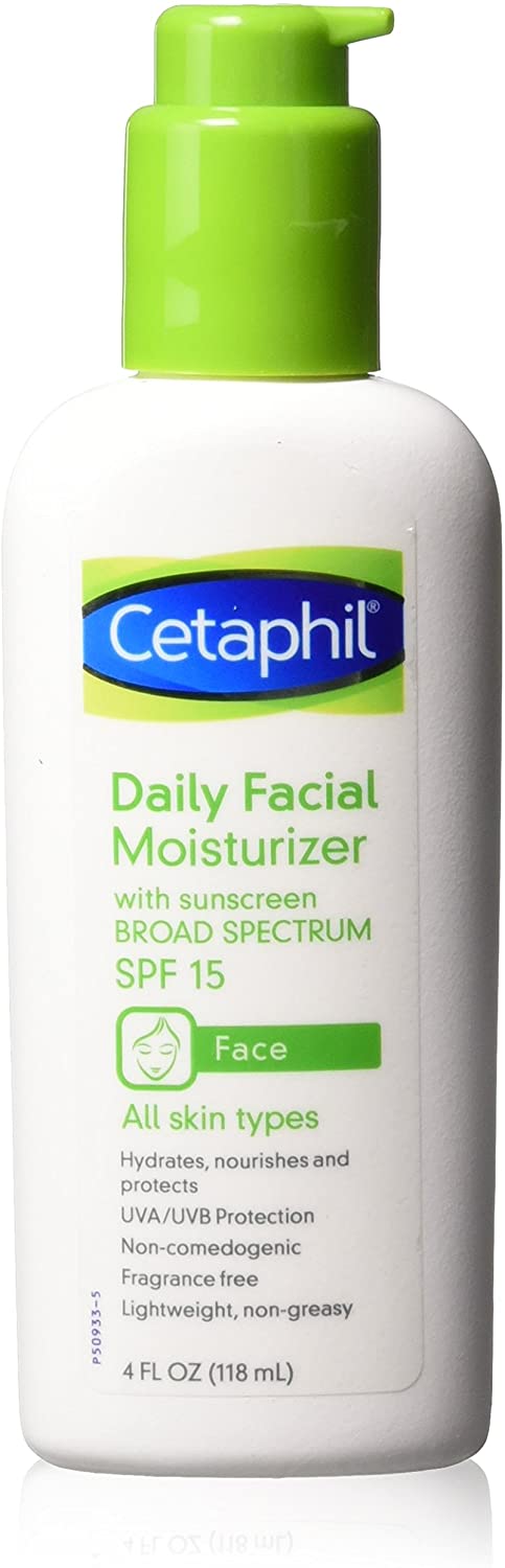 Cetaphil Daily Facial Moisturizer 118 ml, No Color, 118 ml (Pack of 1)