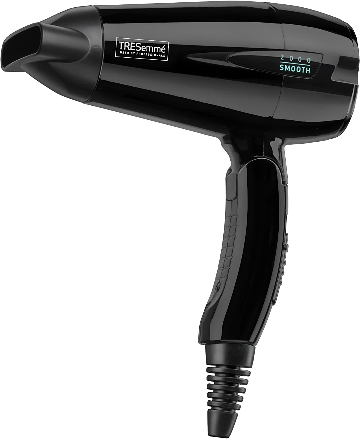 TRESemme Smooth Lustre Folding 2000 Travel Dryer, lightweight 2000W hair dryer with folding handle, includes mini hairbrush - Image 2