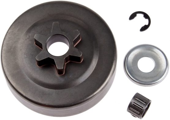 Hicello Clutch Drum Sprocket 3/8" 6T Washer E-clip for STIHL MS170 MS180 017 018 025