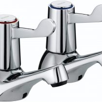 Bristan VAL 3/4 C CD Lever Bath Taps with Ceramic Disc Valves - Chrome Plated