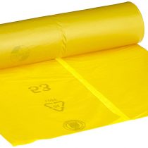 Deiss Type 60ium 13023ish Bags 700.x 1100, 25 roll, Yellow
