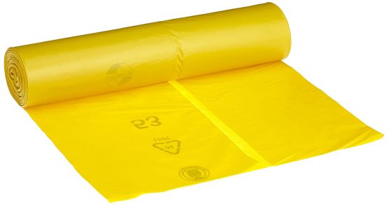 Deiss Type 60ium 13023ish Bags 700.x 1100, 25 roll, Yellow
