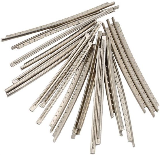 Bnineteenteam Fret Wire, 2.2mm Copper Fret Wires Acoustic Electric Guitar 22 Fret Wires Set - Image 2