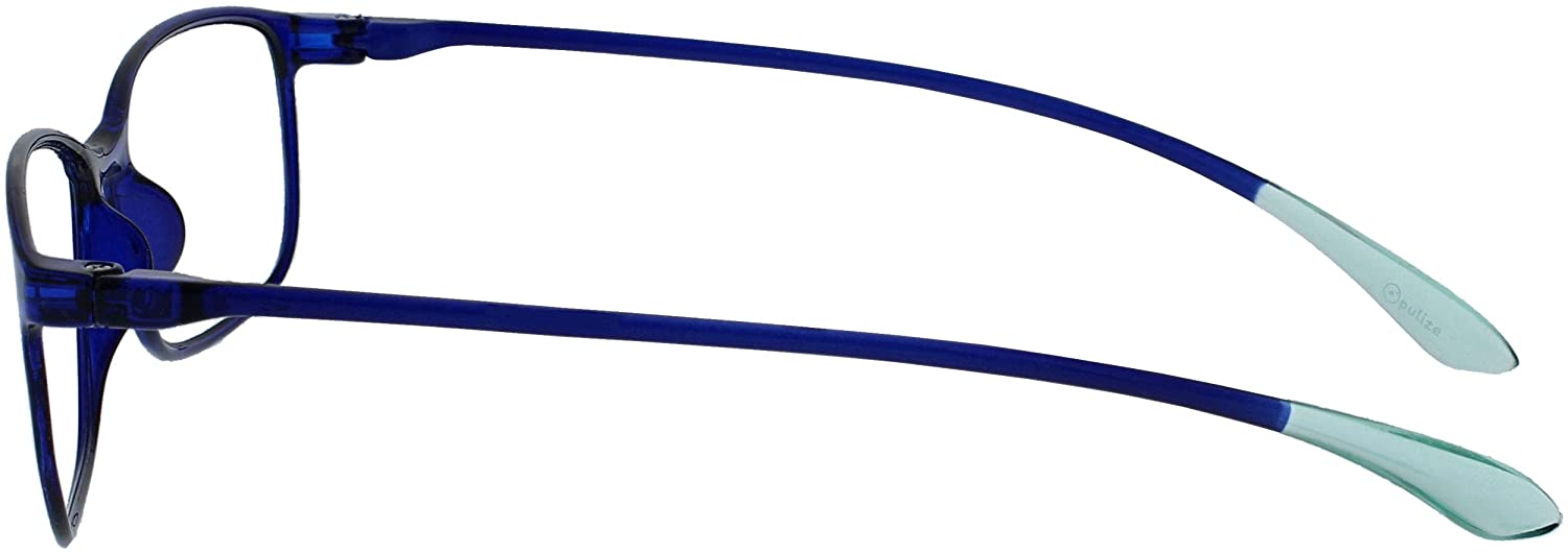 OPULIZE Ice Reading Glasses 2 Pack Ultra Lightweight Frame Scratch Resistant Blue Red Mens Womens RR61-3Z +1.00 - Image 3