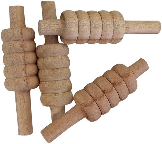 Upfront Opttiuuq Qvu Wooden Cricket Bails set of 4. SENIOR
