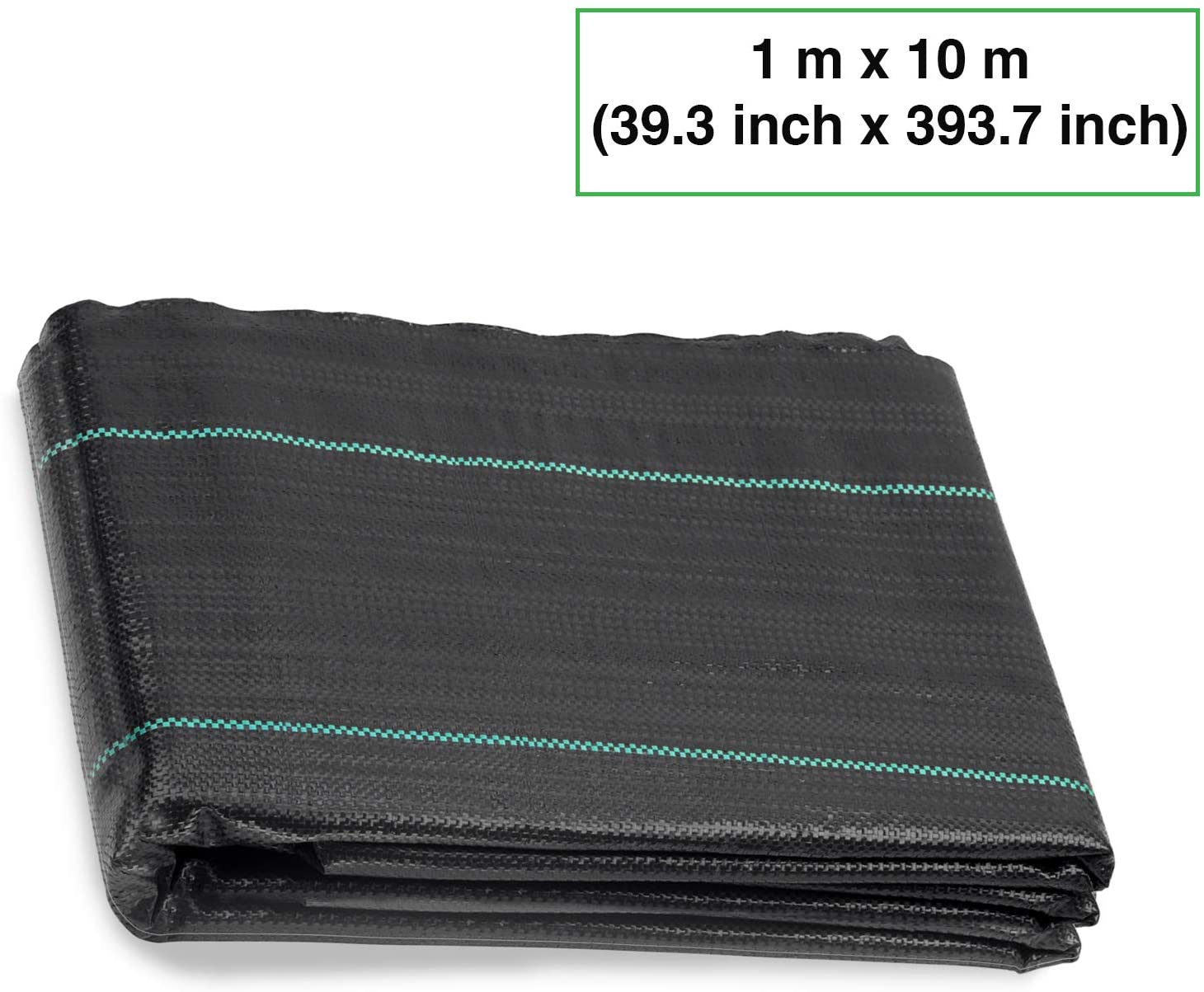 ANSIO Weed Membrane 1Mx10M, Weed Control Fabric,Ground cover Membrane - Image 2