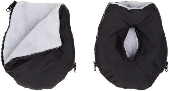 Altabebe AL2801 - 12 Muff Gloves for Pram Black/Light-Grey