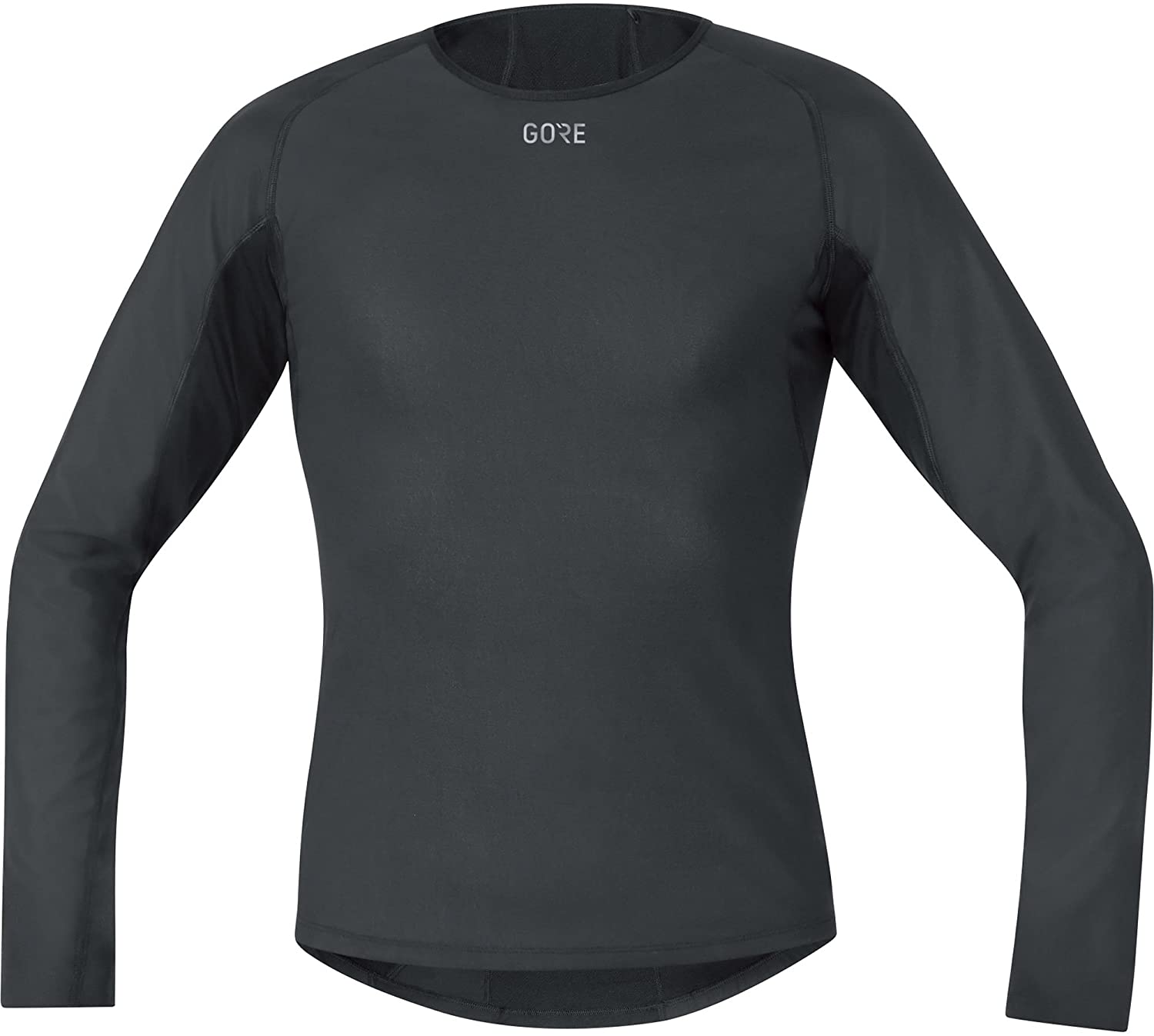 GOREWEAR M WINDSTOPPER Base Layer Thermo Long Sleeve Shirt Mens, Black, XL