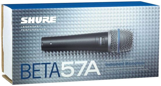 Shure BETA 57A Supercardioid Dynamic Microhone with High Output Neodymium Element for Vocal/Instrument Applications - Image 4