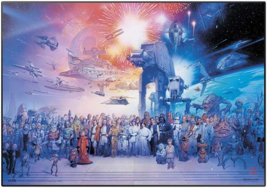 Erik Star Wars Legacy Desk Mat 34 x 49 cm
