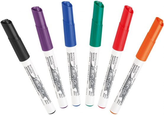 BIC Velleda 1741 Whiteboard Pens - Assorted Colours, One pack - Image 4