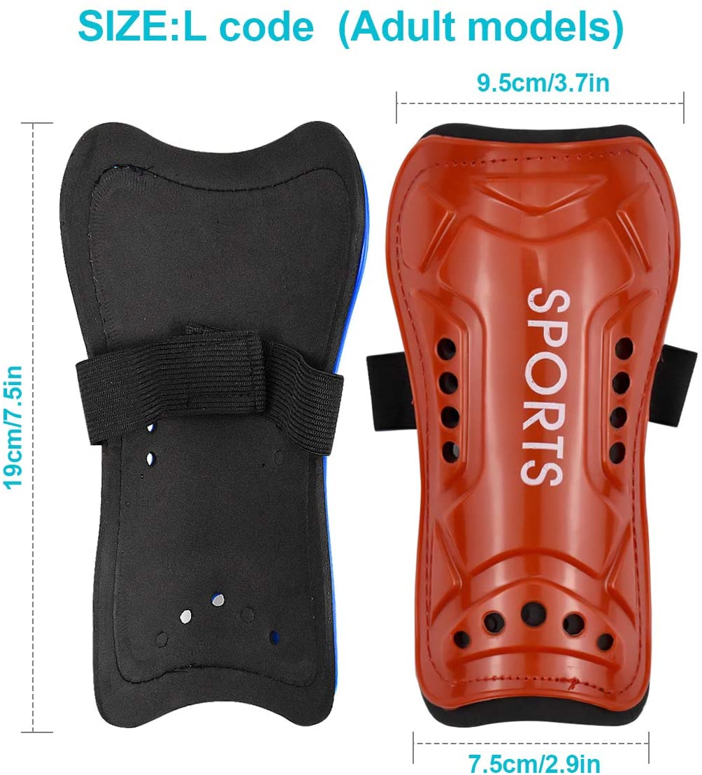 Dokpav Soccer Shin Guards, Football Shin Pads, Kids Youth Shin Guard Socks for Football Games