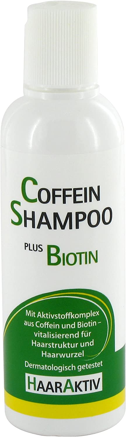 Avitale Caffeine Shampoo + Biotin Pack of 2 x 100 ml, Transparent, 100 ml (Pack of 2)