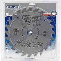 Draper 09486 TCT Saw Blade 250 x 30mm 24-Tooth