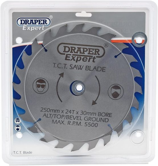 Draper 09486 TCT Saw Blade 250 x 30mm 24-Tooth