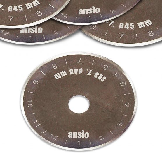 Rotary Cutter Blades 45mm x 10 Pack | Compatible with OLFA, Fiskars 45mm Rotary Cutter | Perfect for Quilting, Patchwork, Crafts and Sewing - Image 3
