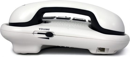 Geemarc AMPLIPOWER 50 - Amplified Extra Loud 60 dB Big Button Corded Telephone with Memory Buttons- Specialized for Hearing Impaired- White Colour- UK Version - Image 4
