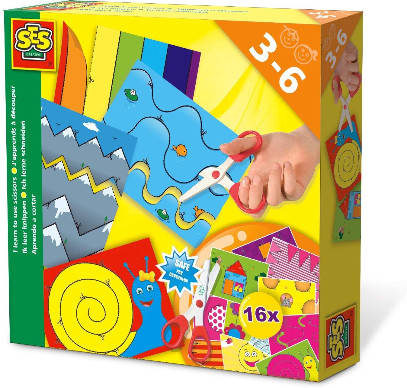 SES Creative 14809 Learn to use Scissors, Multicolored