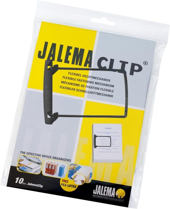 Jalema 5710246 Filing Clip Pack of 10 Black