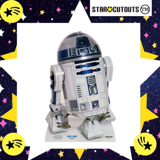 STAR CUTOUTS SC4001 Droid R2-D2 Classic New Hope for Star Wars Fans Height 91cm, Multicolour - Image 4