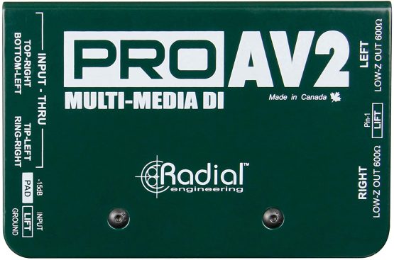 Radial Pro-AV2 Stereo Multi Media Passive DI Box - Image 2