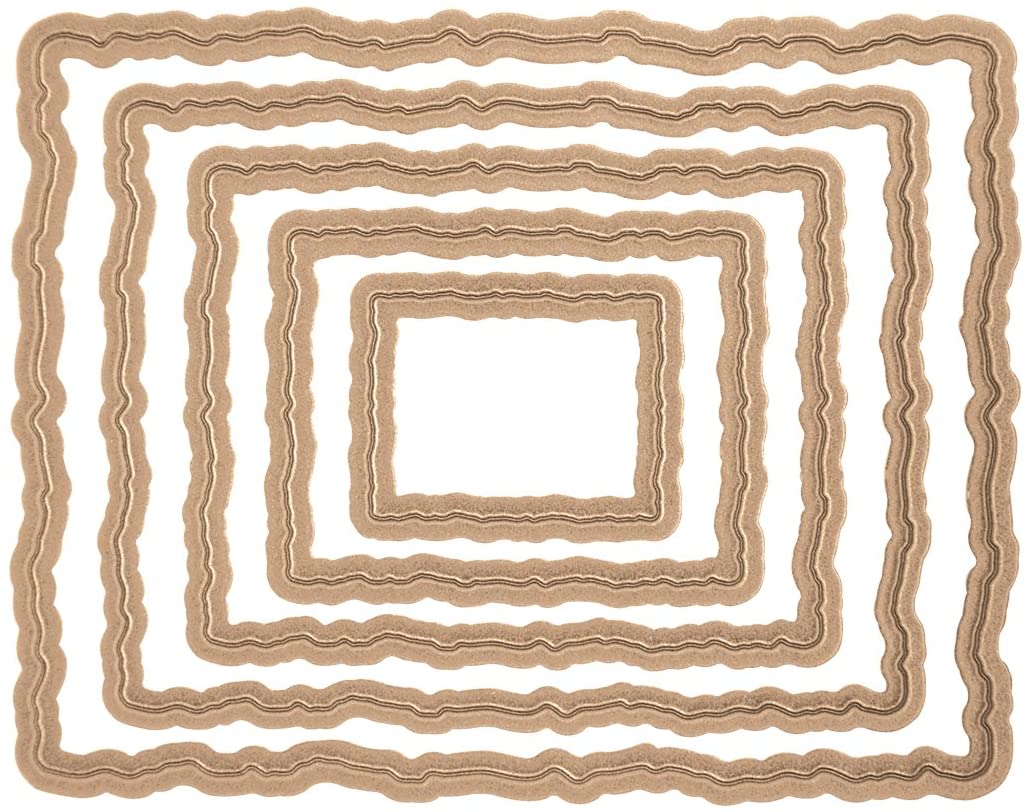 Spellbinders Nestabilities Deckled Rectangles Large Dies, Multi - Image 3