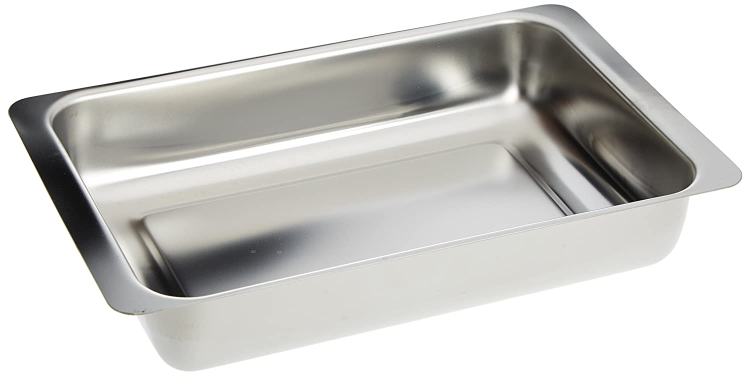 Neolab 1802 Rectangular Stainless Steel Bowl, 34 cm x 21 cm x 6 cm 3 Litres, Silver